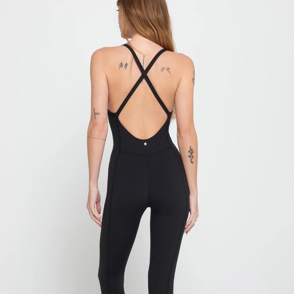 ISO In search of Spiritual Gangster Margot Bodysuit Jumpsuit Onesie XS Black - Picture 2 of 2